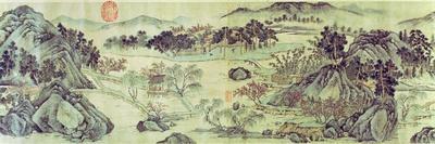 The Peach Blossom Spring-Wen Zhengming-Framed Premium Giclee Print