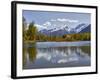 Wenatchee River and Cascade Mountains, Leavenworth, Washington, Usa-Jamie & Judy Wild-Framed Photographic Print