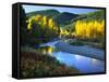 Wenatchee River, Central Cascades, Washington, USA-Janell Davidson-Framed Stretched Canvas