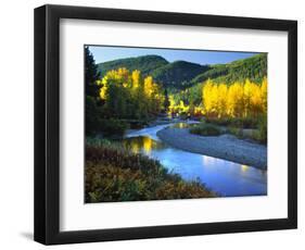 Wenatchee River, Central Cascades, Washington, USA-Janell Davidson-Framed Photographic Print