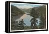 Wenatchee, WA - View of Lake Chelan-Lantern Press-Framed Stretched Canvas