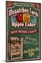 Wenatchee, Washington - Apple Cider-Lantern Press-Mounted Art Print