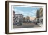 Wenatchee, Washington - Wenatchee Avenue Scene No. 1-Lantern Press-Framed Art Print