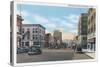 Wenatchee, Washington - Wenatchee Avenue Scene No. 1-Lantern Press-Stretched Canvas