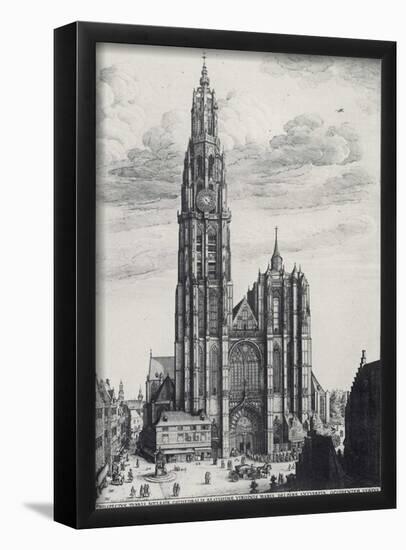 Wenceslas Hollar (Antwerp, Cathedral of Notre-Dame) Art Poster Print-null-Framed Poster