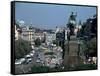 Wenceslas Square, Prague, Czech Republic-Peter Thompson-Framed Stretched Canvas