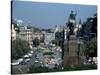 Wenceslas Square, Prague, Czech Republic-Peter Thompson-Stretched Canvas