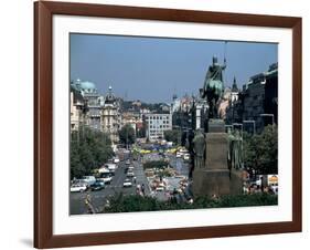 Wenceslas Square, Prague, Czech Republic-Peter Thompson-Framed Photographic Print