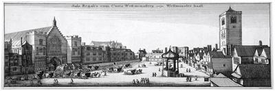 'The Prospect of the Towne of Glastonbury', late 17th century-Wenceslaus Hollar-Giclee Print