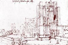 Westminster Abbey London --Wenceslaus Hollar-Giclee Print