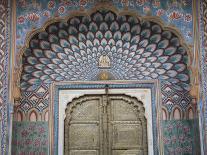 Door, City Palace, Jaipur, Rajasthan, India, Asia-Wendy Connett-Photographic Print