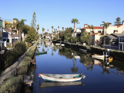 Venice Canals, Venice Beach, Los Angeles, California, United States of America, North America