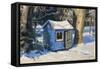 Wendy House Colkirk (Oil on Canvas)-Richard Foster-Framed Stretched Canvas