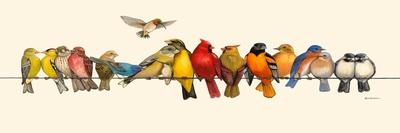 Large Bird Menagerie-Wendy Russell-Art Print
