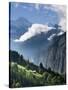 Wengen and Lauterbrunnen Valley, Berner Oberland, Switzerland-Doug Pearson-Stretched Canvas