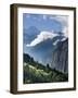 Wengen and Lauterbrunnen Valley, Berner Oberland, Switzerland-Doug Pearson-Framed Photographic Print