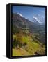 Wengen and Lauterbrunnen Valley, Berner Oberland, Switzerland-Doug Pearson-Framed Stretched Canvas