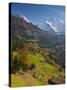 Wengen and Lauterbrunnen Valley, Berner Oberland, Switzerland-Doug Pearson-Stretched Canvas