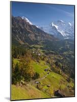 Wengen and Lauterbrunnen Valley, Berner Oberland, Switzerland-Doug Pearson-Mounted Photographic Print