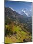 Wengen and Lauterbrunnen Valley, Berner Oberland, Switzerland-Doug Pearson-Mounted Photographic Print