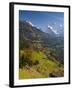 Wengen and Lauterbrunnen Valley, Berner Oberland, Switzerland-Doug Pearson-Framed Photographic Print