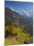 Wengen and Lauterbrunnen Valley, Berner Oberland, Switzerland-Doug Pearson-Mounted Photographic Print