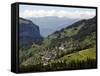 Wengen, Bernese Oberland, Swiss Alps, Switzerland, Europe-Hans Peter Merten-Framed Stretched Canvas