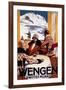 Wengen, Switzerland - The Downhill Club Promotional Poster-Lantern Press-Framed Art Print