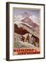 Wengernalp & Jungfraubahn, circa 1900-Anton Reckziegel-Framed Giclee Print