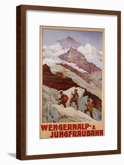 Wengernalp & Jungfraubahn, circa 1900-Anton Reckziegel-Framed Giclee Print