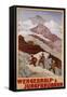Wengernalp & Jungfraubahn, circa 1900-Anton Reckziegel-Framed Stretched Canvas