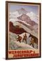 Wengernalp & Jungfraubahn, circa 1900-Anton Reckziegel-Framed Giclee Print