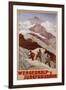 Wengernalp & Jungfraubahn, circa 1900-Anton Reckziegel-Framed Premium Giclee Print