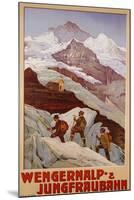 Wengernalp & Jungfraubahn, circa 1900-Anton Reckziegel-Mounted Premium Giclee Print