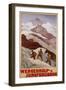 Wengernalp & Jungfraubahn, circa 1900-Anton Reckziegel-Framed Premium Giclee Print