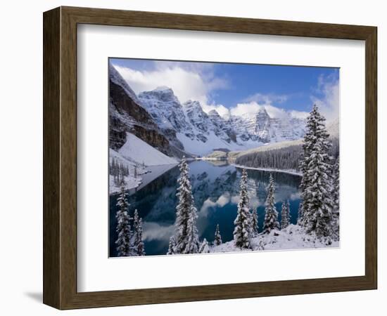 Wenkchemna Peaks and Moraine Lake, Banff National Park, Alberta, Canada-Gavin Hellier-Framed Photographic Print