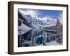 Wenkchemna Peaks and Moraine Lake, Banff National Park, Alberta, Canada-Gavin Hellier-Framed Photographic Print