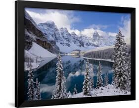 Wenkchemna Peaks and Moraine Lake, Banff National Park, Alberta, Canada-Gavin Hellier-Framed Photographic Print