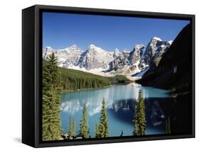 Wenkchemna Peaks and Moraine Lake, Banff NP, Alberta, Canada-Adam Jones-Framed Stretched Canvas