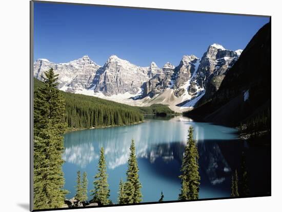 Wenkchemna Peaks and Moraine Lake, Banff NP, Alberta, Canada-Adam Jones-Mounted Premium Photographic Print