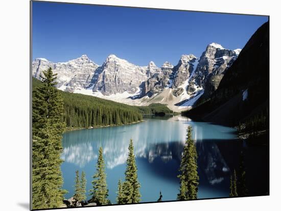 Wenkchemna Peaks and Moraine Lake, Banff NP, Alberta, Canada-Adam Jones-Mounted Photographic Print