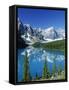 Wenkchemna Peaks and Moraine Lake, Banff NP, Alberta, Canada-Adam Jones-Framed Stretched Canvas