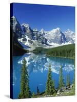 Wenkchemna Peaks and Moraine Lake, Banff NP, Alberta, Canada-Adam Jones-Stretched Canvas