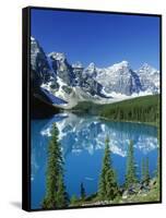 Wenkchemna Peaks and Moraine Lake, Banff NP, Alberta, Canada-Adam Jones-Framed Stretched Canvas