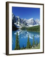 Wenkchemna Peaks and Moraine Lake, Banff NP, Alberta, Canada-Adam Jones-Framed Premium Photographic Print