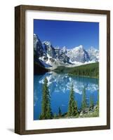 Wenkchemna Peaks and Moraine Lake, Banff NP, Alberta, Canada-Adam Jones-Framed Photographic Print