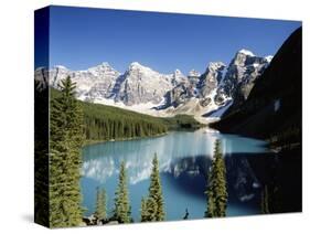 Wenkchemna Peaks and Moraine Lake, Banff NP, Alberta, Canada-Adam Jones-Stretched Canvas