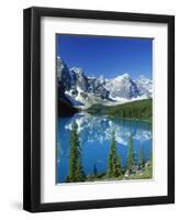 Wenkchemna Peaks and Moraine Lake, Banff NP, Alberta, Canada-Adam Jones-Framed Premium Photographic Print