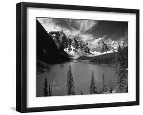 Wenkchemna Peaks Reflected in Moraine Lake, Banff National Park, Alberta, Canada-Adam Jones-Framed Premium Photographic Print