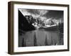 Wenkchemna Peaks Reflected in Moraine Lake, Banff National Park, Alberta, Canada-Adam Jones-Framed Photographic Print